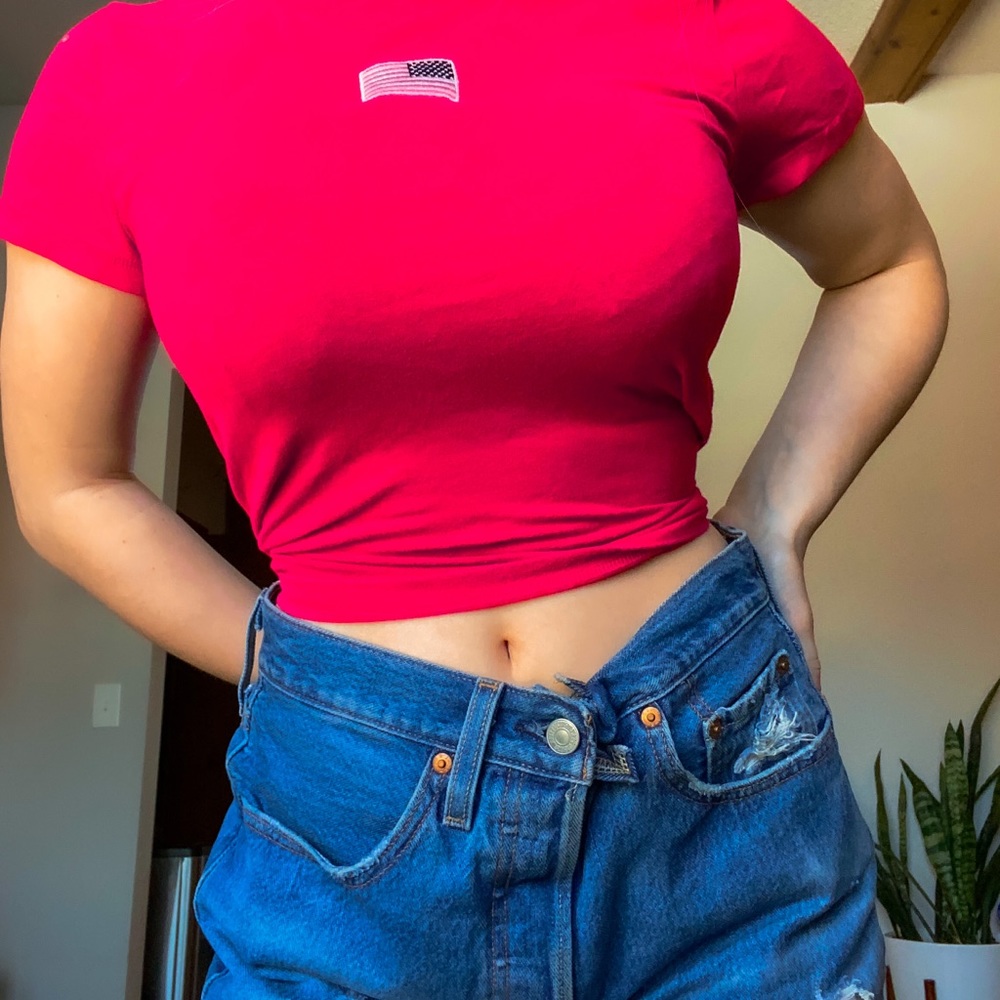 abercrombie and fitch baby tee